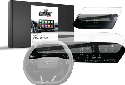 Image de Film protecteur céramique 2 en 1 pour écran de tableau de bord Audi A6 C9 14,5" (2025), marque Grizz Protector