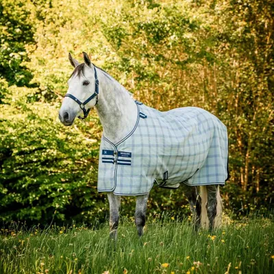 Image de Horseware Newmarket Fly Sheet - Taille 160 - Bleu