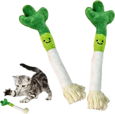 Produktbild von Katzenspielzeug Catnip, 2 Stück, Plüsch, interaktiv, für Katzen