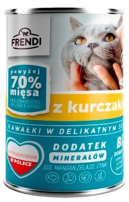 Produktbild von FRENDI with Chicken chunks in delicate sauce - nassfutter für Katzen - 400g