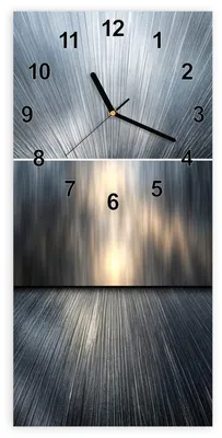 Produktbild von Wanduhr aus Glas mit Motiv Energieblitz- 30 x 60 cm - inkl. Aufhängesystem
