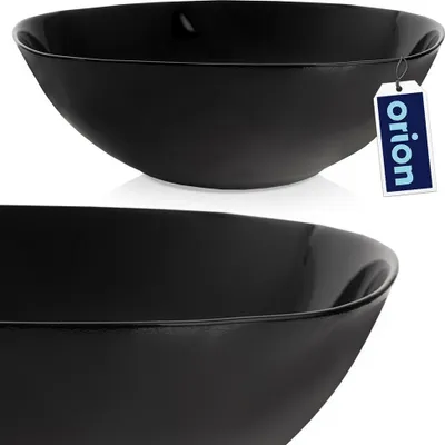 Obrázek produktu pro Orion mísa na salát Mísa na salát Mísa na svačinu Černá skleněná mísa LUNA 25 cm 2 L