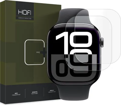 Obrázek produktu pro Hofi Hydroflex Pro+ 2 balení čiré hydrogelové fólie pro Apple Watch 10 (46 mm)