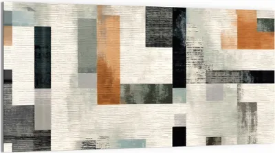 Produktbild von DEQORI Glasbild Echtglas 100x50 cm 'Urbane Struktur' Wandbild Bild modern Deko