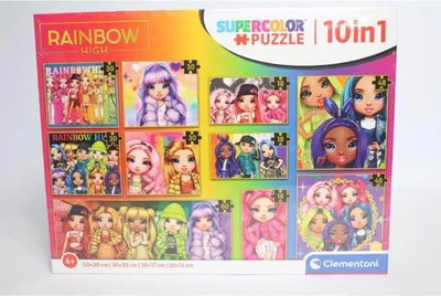 Zdjęcie produktu dla Cle Puzzle 10W1 Rainbow High 20273