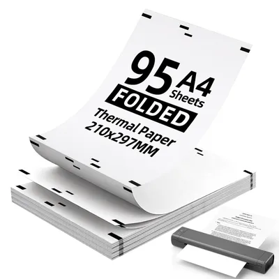 Produktbild von Thermisches Papier A4 - BPA-frei, schnell trocknend, 95 Blätter - Modell 5495824