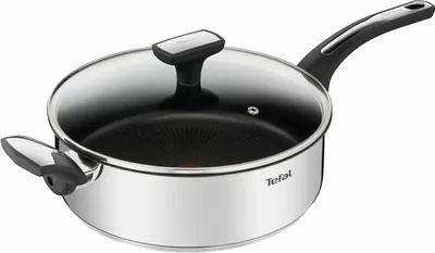 Produktbild von Tefal Emotion E3003304, Rund, Schwenkpfanne, Edelstahl, Titan, Edelstahl, 4 l