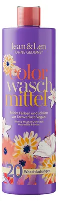 Productafbeelding van Jean & Len Vloeibaar Wasmiddel voor Gekleurde Was met Waterlelie & Lotus 1000 ml