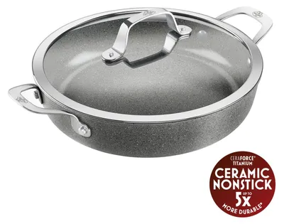 Produktbild von Ballarini SALINA Ceramic Servierpfanne mit Deckel 28 cm
