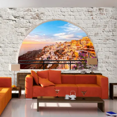 Produktbild von Basera Selbstklebende Fototapete mediterranes Motiv c-A-0051-a-d, mit UV-Schutz, 245x175 cm