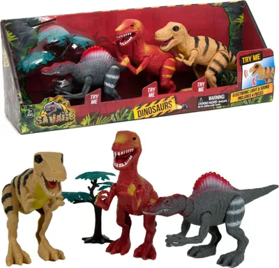 Produktbild von ALMARINA Dinosaurier Licht/Sound Figurenset 63206