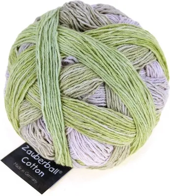 Produktbild von Schoppel Zauberball Baumwolle,100g/420m 100%Baumwolle NS 2-3 2341 Junges Gemüse