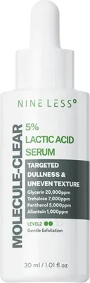 Produktbild von NINE LESS Molecule-Clear 5% Milchsäure-Serum - sanft peelendes Serum, 30ml
