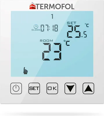 Produktbild von Termofol Elektrische Heizfolie mit Thermostat H1, Weiß, 80 W/m², 26m²