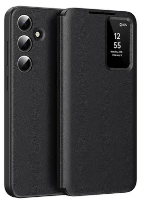 Obrázok produktu pre Techsuit - SmartView Series knižkové puzdro pre Samsung Galaxy S25 FE – čierne
