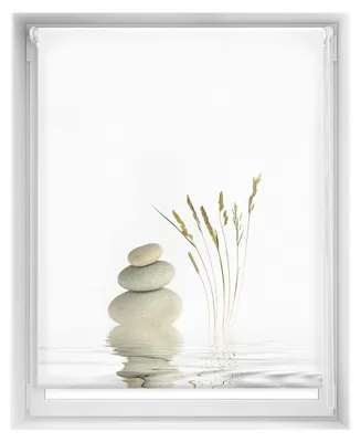 Rollo ohne Bohren, bedruckt, 120x150 cm, lichtdurchlässig
