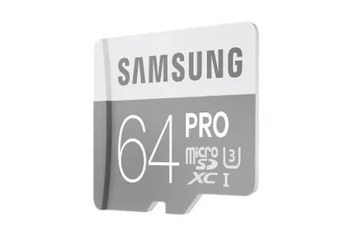 Zdjęcie produktu dla Samsung MB-MG64EA/EU Karta pamięci Micro-SDXC 64GB Samsung PRO