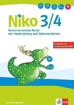 Produktbild von Niko Sprachbuch 3/4. Grundwortschatzkartei, Ausgabe NRW Klasse 3/4