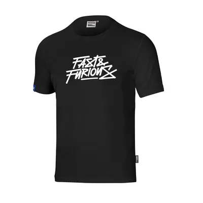 Produktbild von Superangebot – Sparco Fast & Furious T-Shirt – Größe XL – Schwarz-Weiß