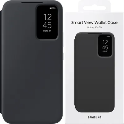 Immagine prodotto di Samsung EF-ZS926CBEGWW Custodia Cover Smart View Wallet Case per Galaxy S24 Plus SM-S926 Black