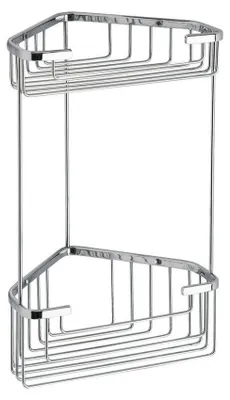 Produktbild von Gedy SMART Eckregal 2-Fach, 200x325x151mm, Chrom