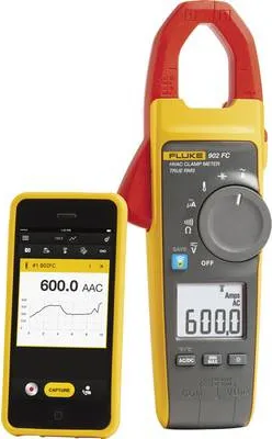 Produktbild von Fluke 902 FC Stromzange Hand-Multimeter Kalibriert nach DAkkS digital CAT III 600 V (4695814)