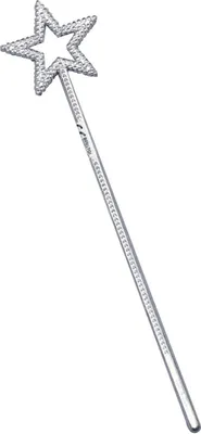 Produktbild von Silver Wand Star End Costume Accessory Size One Size