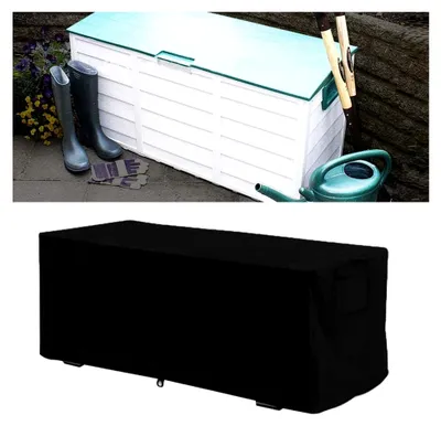 Produktbild von Schutzhülle für Gartenmöbel, Abdeckung für Kissentruhen und Aufbewahrungsboxen im Freien