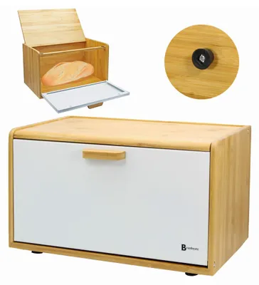 Immagine prodotto di Portapane in bambù bianco Brunbeste Bb-4255