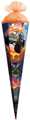 Produktbild von Roth Schultüte 100cm eckig Monstertruck Fire