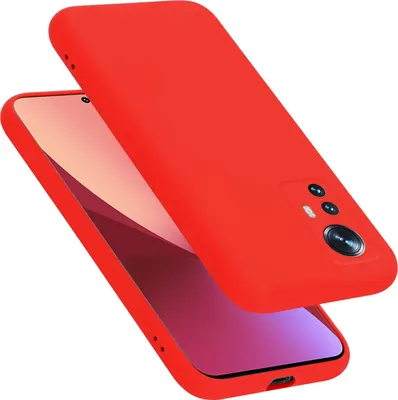 Obrázek produktu pro Cadorabo ochranný kryt pro Xiaomi 12 / 12X v červeném pouzdře na mobilní telefon kryt TPU pouzdro