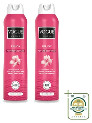 Obrázok produktu pre 2 kusy parfumovaného deodorantu Vogue Women – 150 ml – balenie