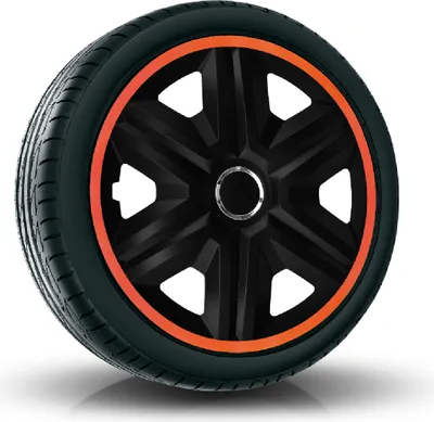 Produktbild von Radkappen Radzierblenden (4Stück) 16 Zoll orange FAST Z458720