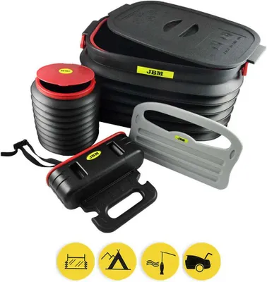 Produktbild von JBM 52618, Werkzeugkasten-Set, Schwarz