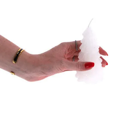 Productafbeelding van Kerzenhouder, wit, 6,5 x 12,5 cm | 4 stuks