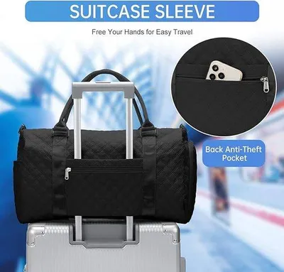 Produktbild von Famanu Reisetasche mit Toilettaschet - Große Kapazität, Multifunktional