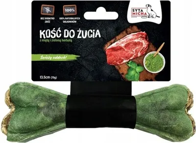 Produktbild von SYTA MICHA Frischer Atem Kauknochen - Hundekauknochen - 13 5 cm