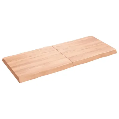 Produktbild von vidaXL Tischplatte 140x60x(2-6) cm Massivholz Behandelt Baumkante
