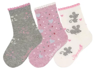 Produktbild von Sterntaler Socken 3er-Pack Katze