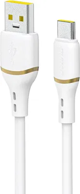 Image de Câble USB-A vers USB-C en silicone 5A 1 m avec chargement rapide et transfert de données Dudao