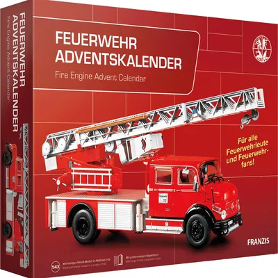 Obrázek produktu pro Franzis Verlag 67206, Model hasičského vozu, Montážní sada, 1:43, Mercedes-Benz L1519, Jakékoliv pohlaví, Kov, Plast