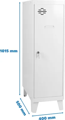 Produktbild von Simonrack Spind SIMONLOCKER DISM weiß 8425437121722, 1 Schließfach 40,0 x 50,0 x 101,5 cm