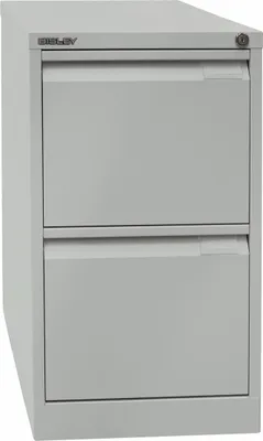 Produktbild von Bisley Hängeregistratur Schrank - 2 Schübe - Farbe: Lichtgrau