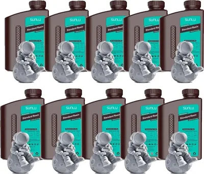 Zdjęcie produktu dla Standardowa żywica 3D, waga 10 kg, wysoka twardość, szara