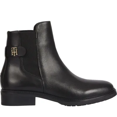 Immagine prodotto di Tommy Hilfiger TH Stivale piatto in pelle FW0FW06749BDS (36/nero)