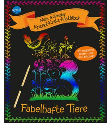 Immagine prodotto di Mein schönster Krickel-Kratz-Malblock. Tiere