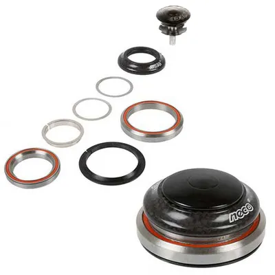Produktbild von NECO Steuersatz 1 1/8" - 1,5" integrated schwarz