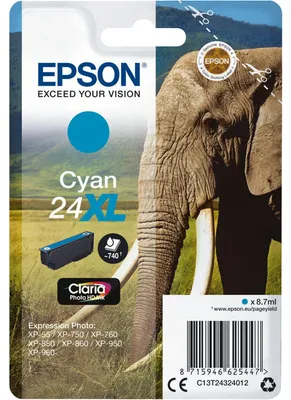 Image de Epson 24XL - 8.7 ml - XL - magenta - Cartouche d'encre originale