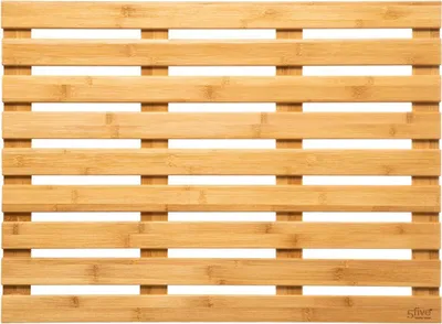 Zdjęcie produktu dla 5 five simply smart - Bambus-spaltenboden-badematte 50x68cm
