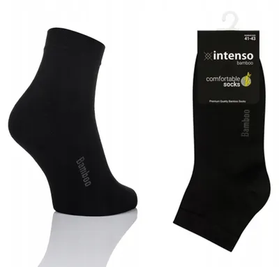 Produktbild von Intenso 1559 Herren Bambus Kurzsocken Schwarz